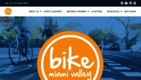 What Bikemiamivalley.org website looked like in 2017 (6 years ago)