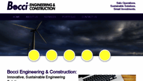 What Bocciengineering.com website looked like in 2017 (6 years ago)