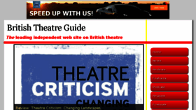 What Britishtheatreguide.info website looked like in 2017 (6 years ago)