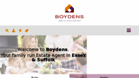 What Boydens.co.uk website looked like in 2017 (6 years ago)