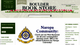 What Boulderbookstore.com website looked like in 2017 (6 years ago)