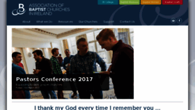 What Baptistsinireland.org website looked like in 2017 (6 years ago)