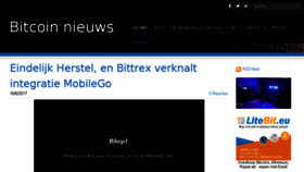What Bitcoinupdate.nl website looked like in 2017 (6 years ago)