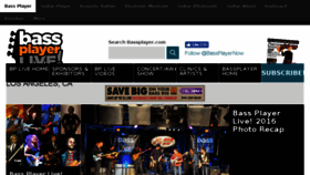 What Bassplayerlive.com website looked like in 2017 (6 years ago)