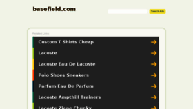 What Basefield.com website looked like in 2017 (6 years ago)