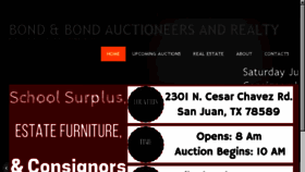 What Bondauctioneers.com website looked like in 2017 (6 years ago)