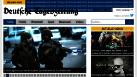 What Berlinertageblatt.de website looked like in 2017 (6 years ago)