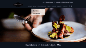 What Bambara-cambridge.com website looked like in 2017 (6 years ago)
