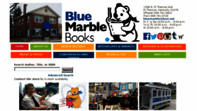 What Bluemarblebooks.com website looked like in 2017 (6 years ago)