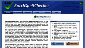 What Batchspellchecker.com website looked like in 2017 (6 years ago)