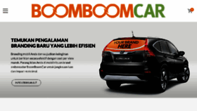 What Boomboomcar.com website looked like in 2017 (6 years ago)