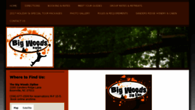 What Bigwoodszipline.com website looked like in 2017 (6 years ago)