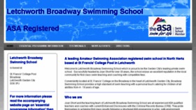What Broadwayswimmingschool.co.uk website looked like in 2017 (6 years ago)