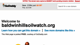 What Baldwinhillsoilwatch.org website looked like in 2017 (6 years ago)