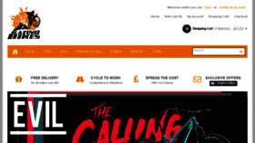 What Blazingbikes.co.uk website looked like in 2017 (7 years ago)