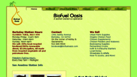 What Biofueloasis.com website looked like in 2017 (6 years ago)