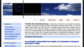 What Blueskyconsultinggroup.com website looked like in 2017 (6 years ago)