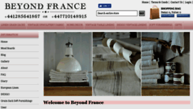 What Beyondfrance.co.uk website looked like in 2017 (6 years ago)