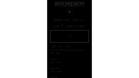 What Bierbrewery.com website looked like in 2017 (6 years ago)