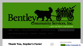 What Bentleycommunityservices.org website looked like in 2017 (6 years ago)