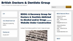 What Bddg.org website looked like in 2017 (6 years ago)