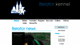 What Belatorkennel.com website looked like in 2017 (6 years ago)