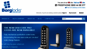 What Borglocks.com website looked like in 2017 (6 years ago)