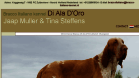 What Bracco-italiano-kennel.nl website looked like in 2017 (6 years ago)