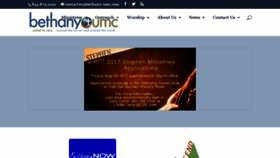 What Bethany-umc.com website looked like in 2017 (6 years ago)