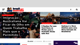 What Brazilaustralia.com website looked like in 2017 (6 years ago)