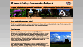 What Broumovskesteny.cz website looked like in 2017 (6 years ago)