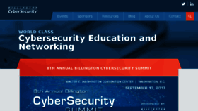 What Billingtoncybersecurity.com website looked like in 2017 (6 years ago)