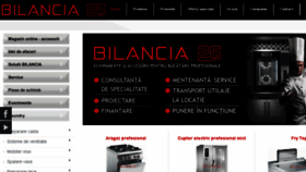 What Bilancia.ro website looked like in 2017 (6 years ago)