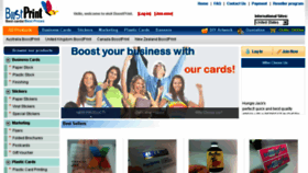 What Boostprint.com website looked like in 2017 (6 years ago)