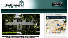 What Buybaltimoreproperties.com website looked like in 2017 (6 years ago)