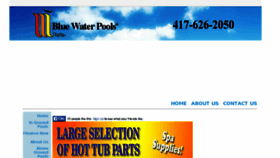 What Bluewaterpools.com website looked like in 2017 (6 years ago)