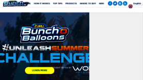 What Bunchoballoons.com website looked like in 2017 (6 years ago)