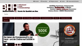 What Bauherrenhilfe.org website looked like in 2017 (6 years ago)