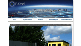 What Bktel.com website looked like in 2017 (6 years ago)