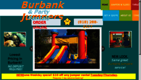 What Burbankjumpers.com website looked like in 2017 (6 years ago)