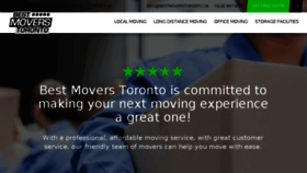 What Bestmoverstoronto.ca website looked like in 2017 (6 years ago)