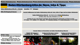 What Baden-wuerttemberg-infos.de website looked like in 2017 (6 years ago)