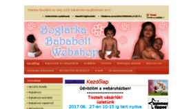 What Bogibababolt.hu website looked like in 2017 (6 years ago)
