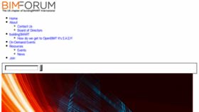 What Bimforum.org website looked like in 2017 (6 years ago)
