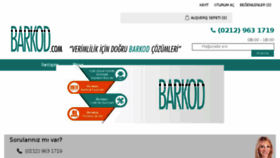 What Barkod.com website looked like in 2017 (6 years ago)
