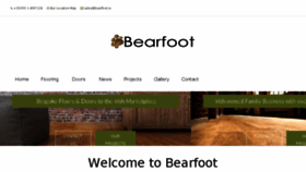 What Bearfoot.ie website looked like in 2017 (6 years ago)