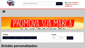 What Brindes.com.br website looked like in 2017 (8 years ago)