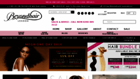 What Beyondhair.co.uk website looked like in 2017 (6 years ago)