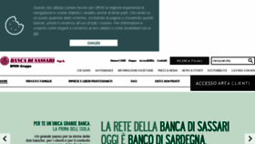 What Bancasassari.it website looked like in 2017 (6 years ago)