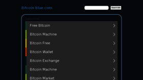 What Bitcoin-blue.com website looked like in 2017 (6 years ago)